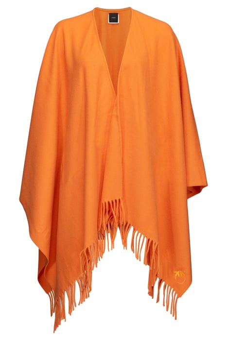 SEGUNDA PONCHO LANA SOFT ORANGE OCHRE 5