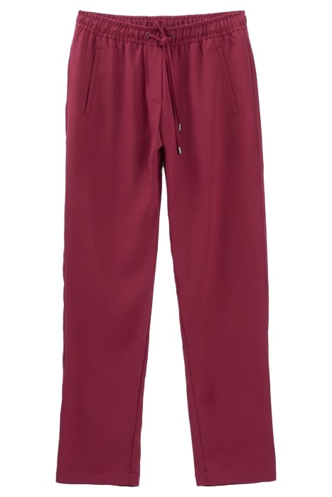 PURPLE CREPE STRAIGHT SUIT TROUSERS 4