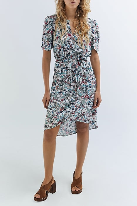 PAISLEY FLORAL PRINT MIDI DRESS 1