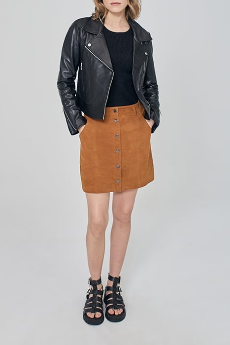 BLACK FINE KNIT SWEATER WITH BUTTONED CUFFS 3