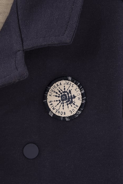 BABY BOYS’ NAVY PEA COAT-STYLE CARDIGAN 5