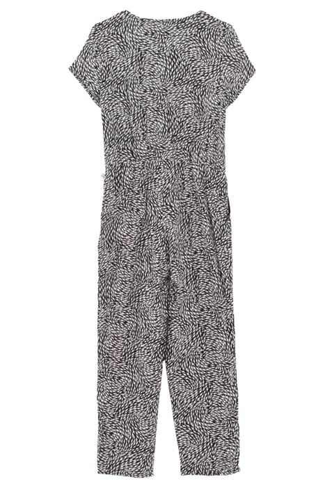 GIRLS’ BLACK GRAPHIC PRINT LENZING™ ECOVERO™ VISCOSE JUMPSUI 2