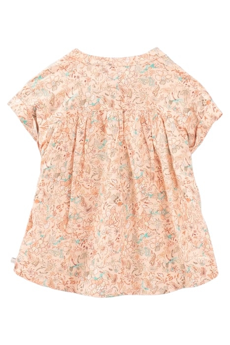 GIRLS’ PEACH FLORAL PRINT LENZING™ ECOVERO™ VISCOSE SHIRT 2