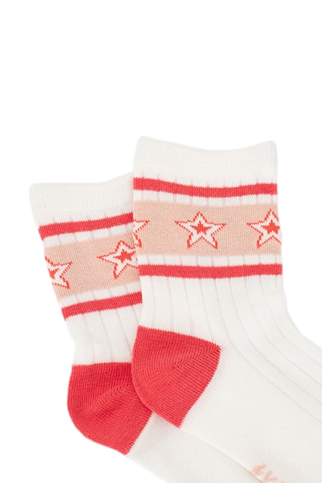 GIRLS’ PINK AND WHITE SOCKS 5