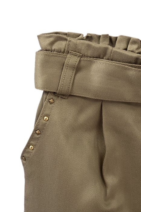 GIRLS' KHAKI LENZING™ TENCEL LYOCELL™COMBAT TROUSERS 5