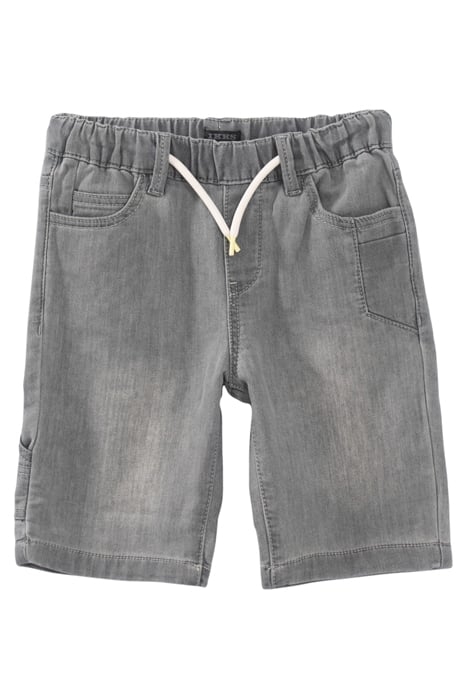 BOYS’ GREY DENIM ELASTICATED WAIST BERMUDA SHORTS 1
