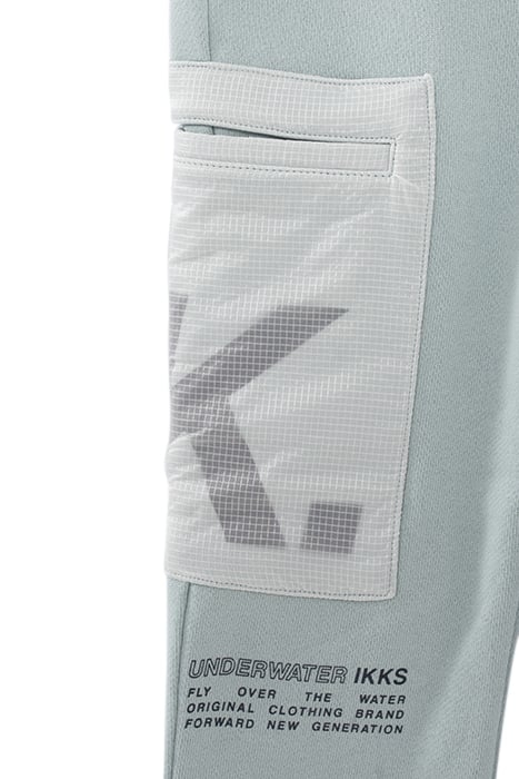 BOYS’ AQUA GREEN JOGGERS WITH NYLON CHEQUERED POCKET 6