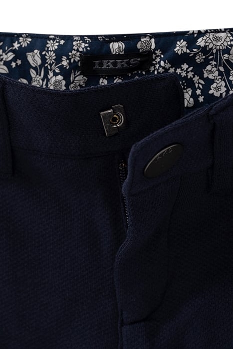 BOYS’ NAVY PIQUE KNIT CHINO BERMUDAS 3