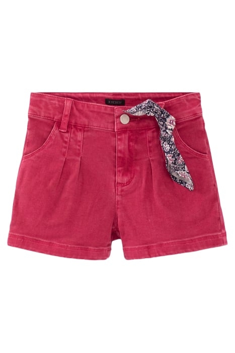 GIRLS’ FUCHSIA PINK DENIM SHORTS 1