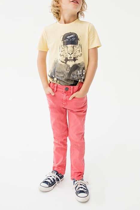BOYS’ FADED RED SLIM JEANS 1