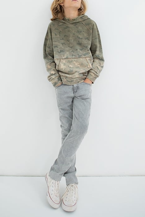 BOYS’ GREY SLIM JEANS WITH PLACED DISTRESSING 1