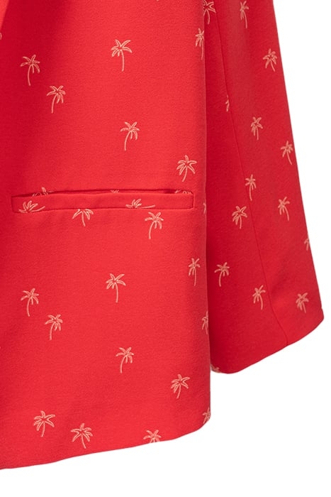 TEA ROSE SUIT JACKET WITH PALM TREES 8