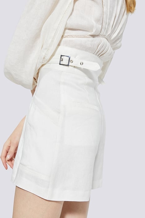 SHOREDITCH SHORT IN ECRU 5