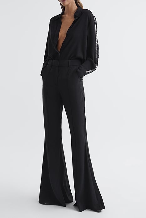 ANGIE BUTTON-DOWN SHIRT BLACK 3