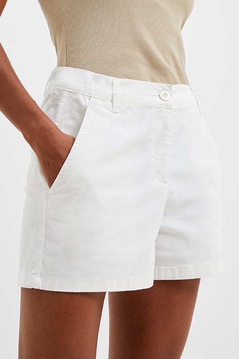 VAUGHN COTTON CITY SHORT WHITE 1
