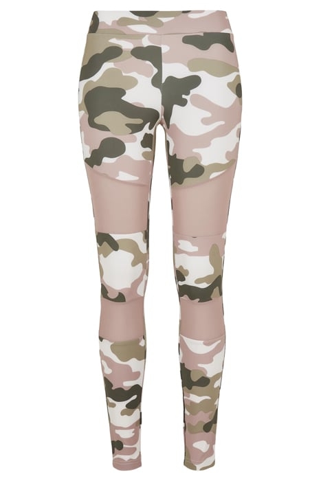 LADIES CAMO TECH MESH LEGGINGS DUSKROSE CAMO 7