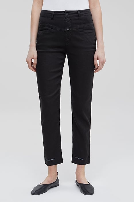 WOMEN PEDAL PUSHER PANTS BLACK 1