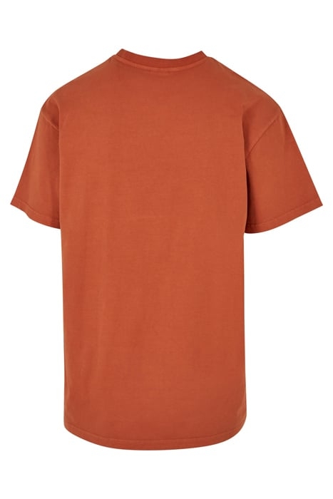 HEAVY OVERSIZED GARMENT DYE TEE TERRACOTTA 7