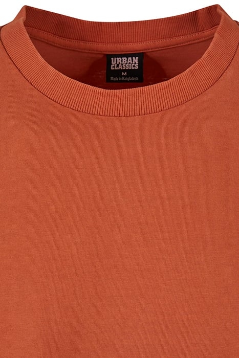 HEAVY OVERSIZED GARMENT DYE TEE TERRACOTTA 8