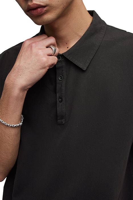BODEGA SS POLO WASHED BLACK 6