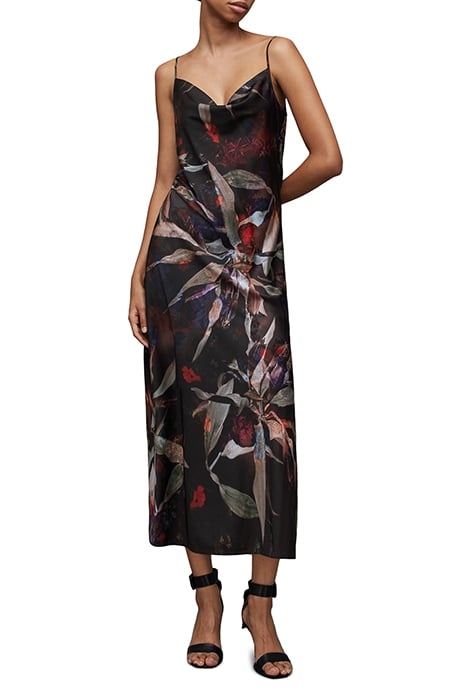 HADLEY TIPPI DRESS RUST BROWN 1