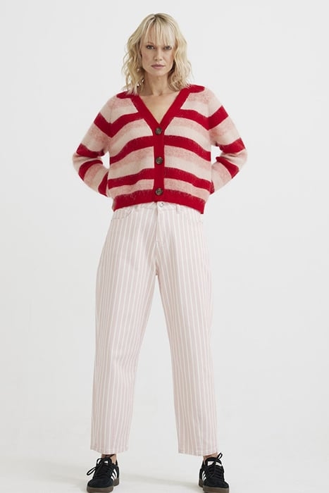 JN CHRISTA STRIPES ENGLISH ROSE 1