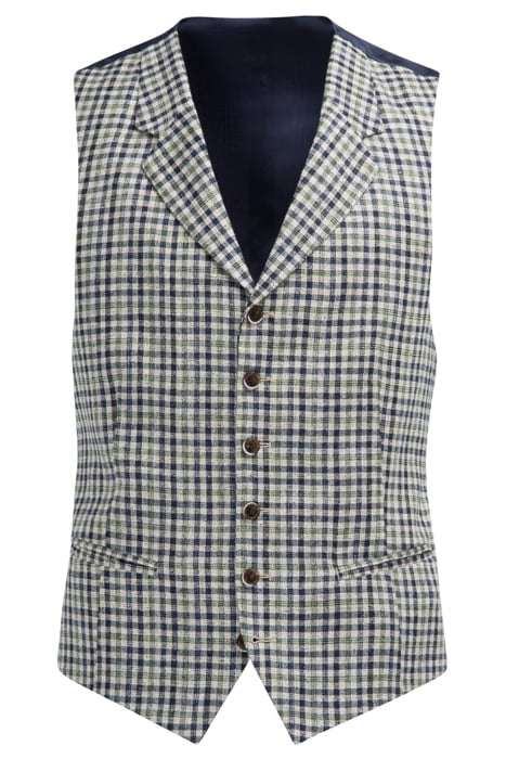 VEST-GREEN-CHECK GREEN 2