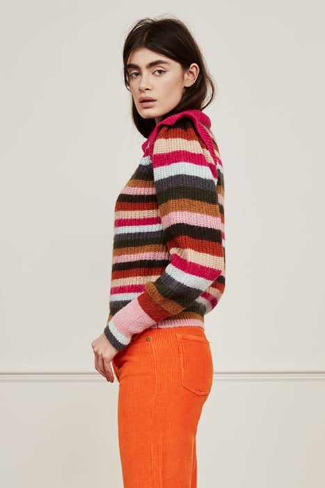 RAINBOW PULLOVER MOUNTAIN GREEN/ORANG 5