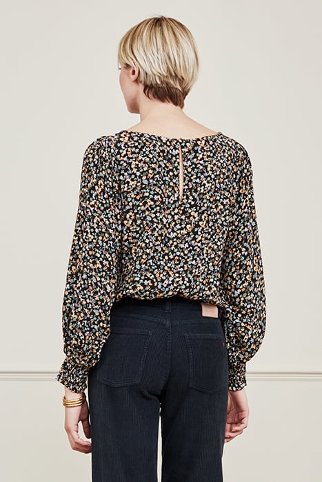 CHARLOTTE TOP BLACK/CLASSY CAMEL 2