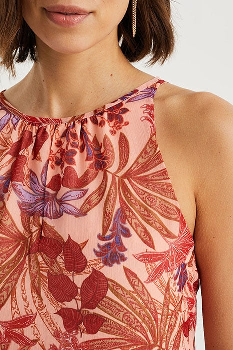 DRESS MAXI SALMON PINK 4