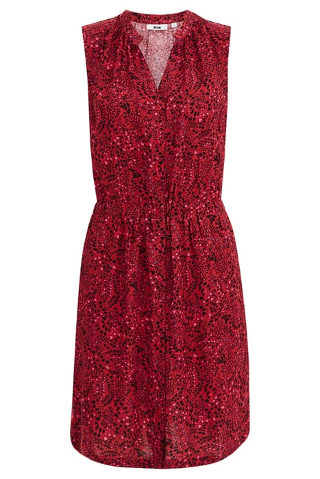 DRESS SHORT VINTAGE RED 3