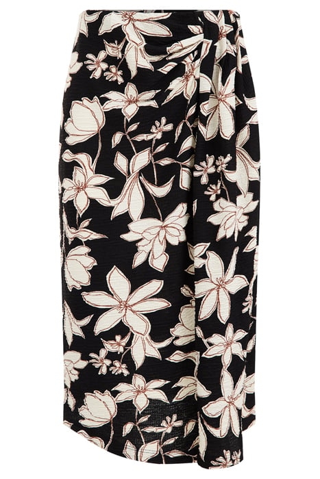 SKIRT MEDIUM LENGTH BLACK 4