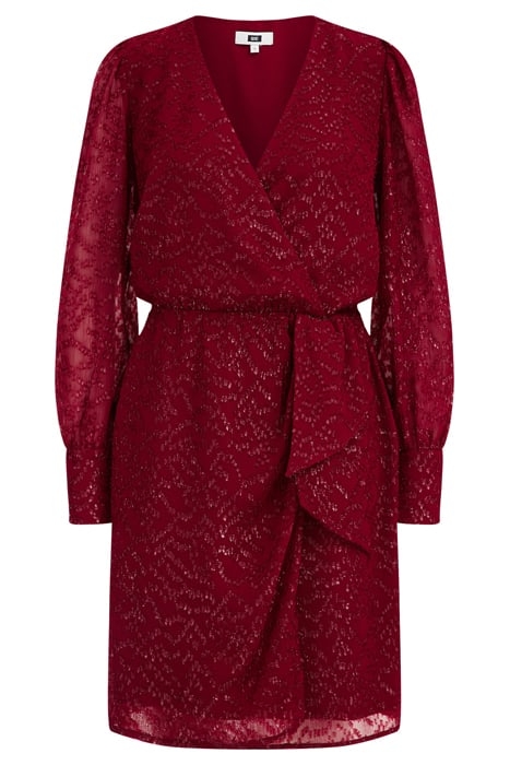 DRESS SHORT BURGUNDY RED 3