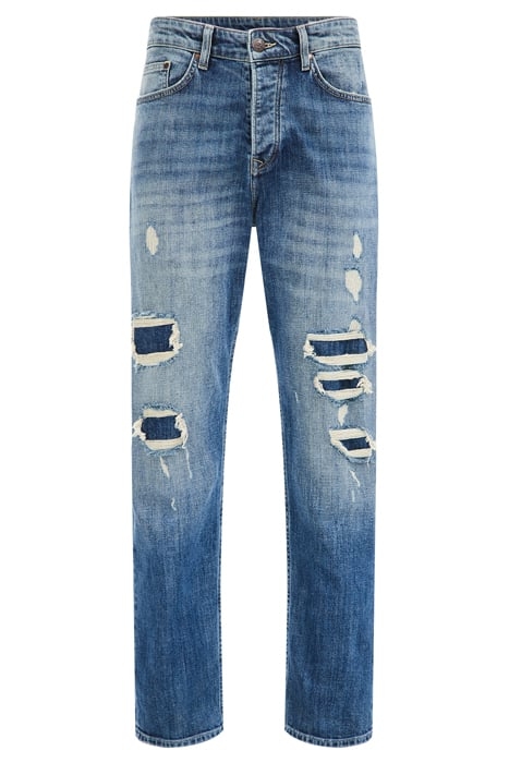 5-POCKET MID WAIST DARK BLUE 4