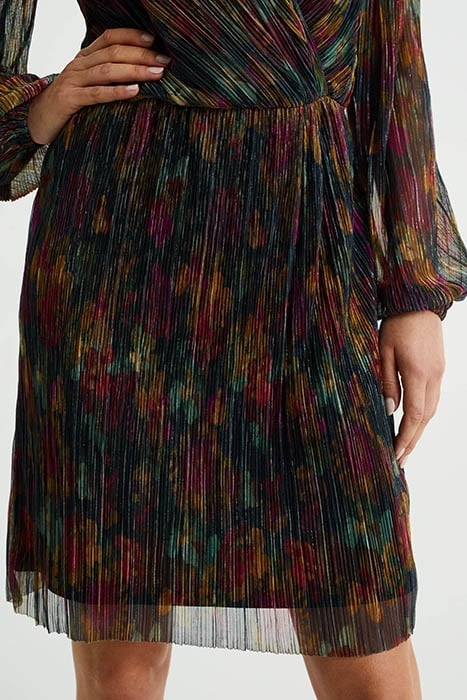 DRESS MID LENGTH MULTI-COLOURED 4