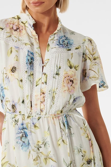 LAURA TRIM DETAIL MIDI PETRA FLORAL 5