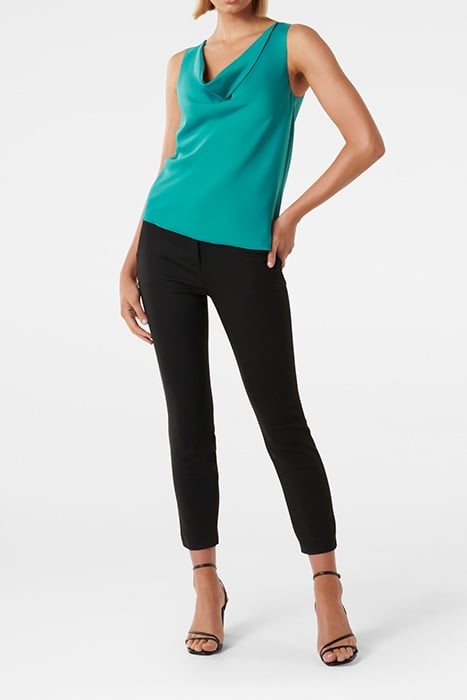 HAILEY COWL CAMI DIGITAL TEAL 3