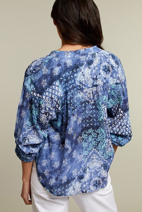 BLUE LOOSE STRINGS SHIRT 2