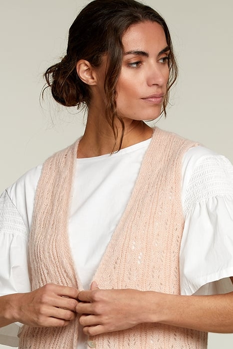 PINK LONG AJOUR SPENCER 4