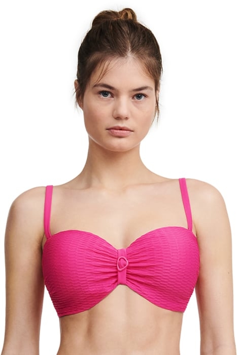SW BRA TSHIRT BANDEAU FUSHIA 1