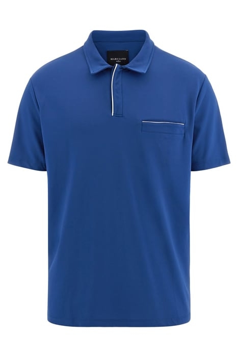FORMAL PERFORMANCE BLUE POLO SHIRT LILY 4