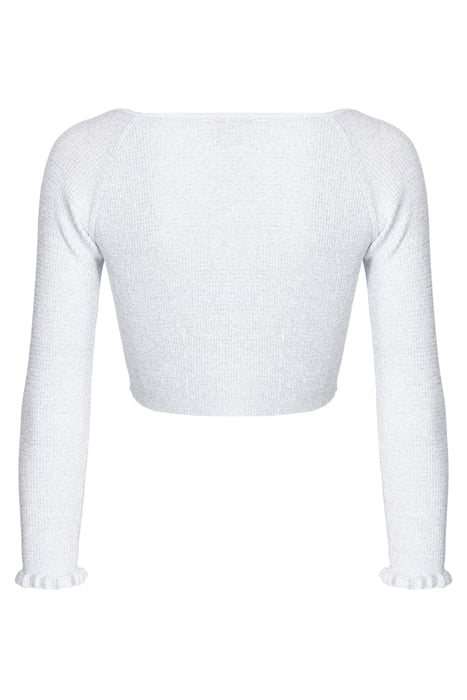 BLUMA CARDIGAN COSTINA LUREX SILVER GREY 2