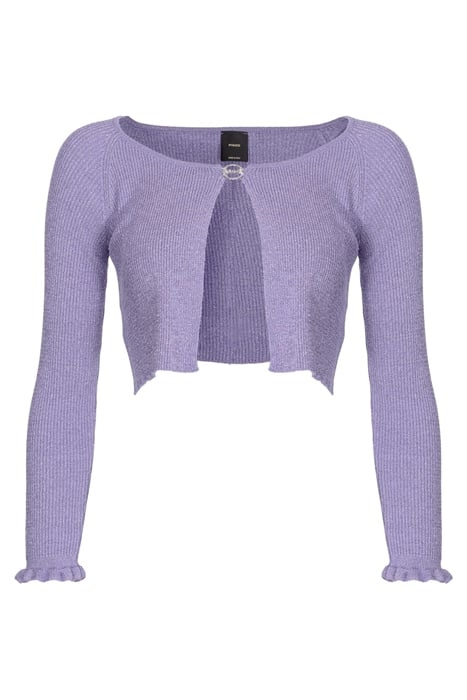 BLUMA CARDIGAN COSTINA LUREX PURPLE TULIP 1