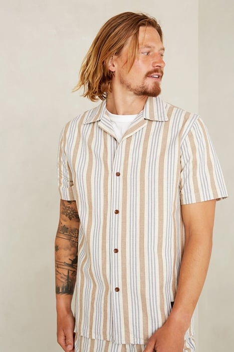 BALDER ECRU HEMP STRIPE 1