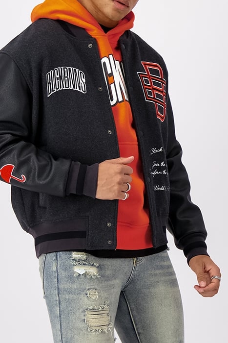 LOGISTICS VARSITY JACKET GREY 5