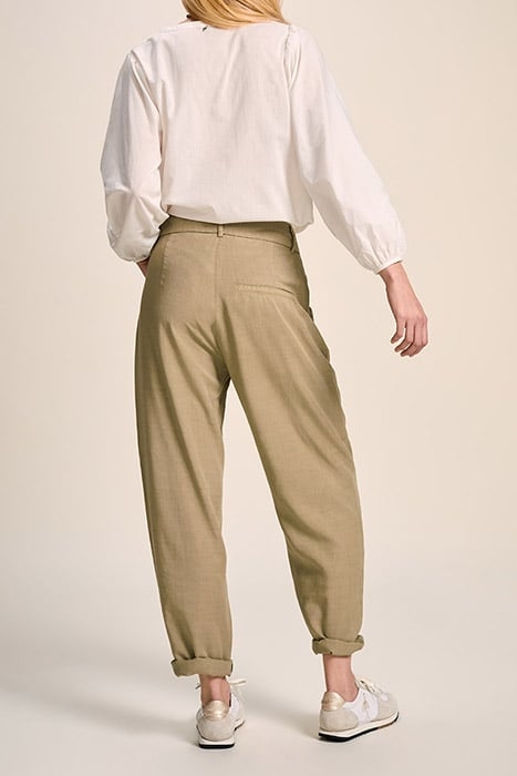 PLUTON - LICHEN STRAIGHT TROUSERS WITH VISIBLE BUTTONS 2