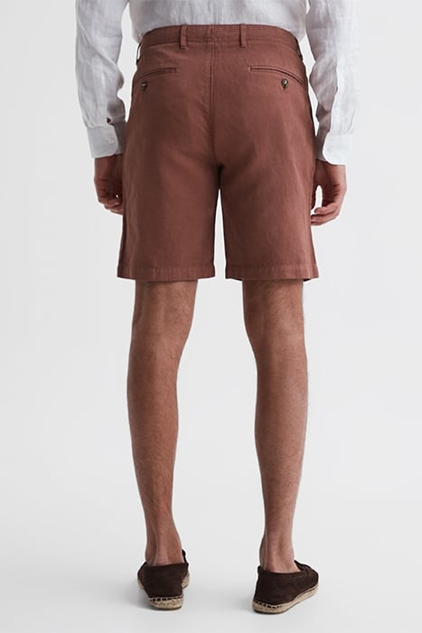 EZRA-CASUAL SHORTS RUST 2