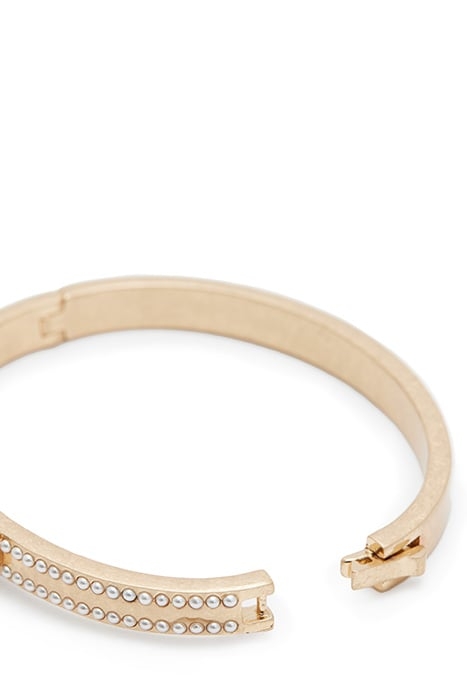 BREA BEAD BCKL BRCLT WARM BRASS/WHITE 4