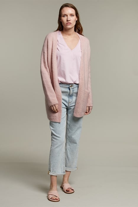 LILA COTTON V-NECK T-SHIRT 3