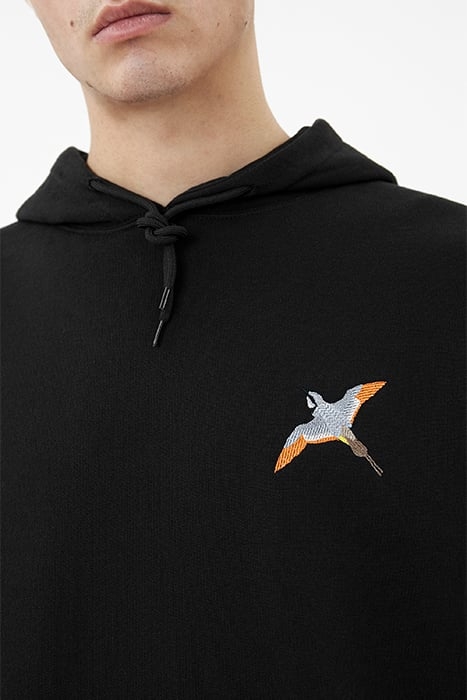 SINGLE BEE BIRD HOODIE BLACK 5